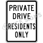 Private Drive Residents Only