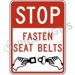 Stop Fasten Seat Belts