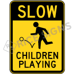 Slow Children Playing Signs