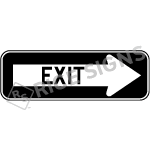 Exit Enclosed In Arrow