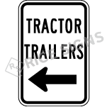 Tractor Trailers Sign