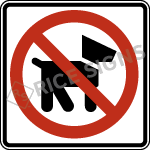 No Dogs Sign