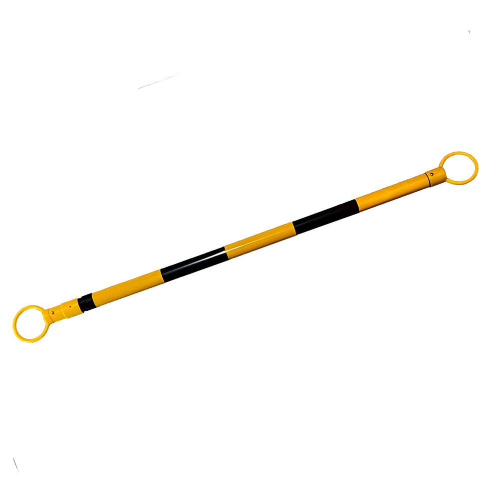 Reflective Cone Bar (Yellow/Black - 4 to 6 ft)