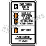 Crosswalk Style 7 Signs