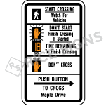 Crosswalk Style 11 Sign