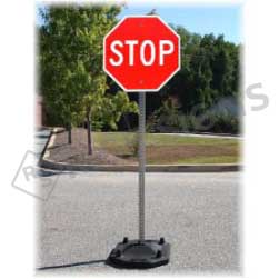 Stackable Portable Rubber Sign Stands
