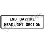 End Daytime Headlight Section