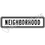Neighborhood Sign