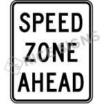 Speed Zone Ahead