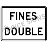 Fines Double Sign
