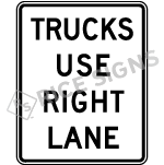 Trucks Use Right Lane