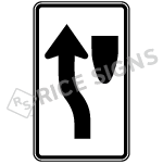 Keep Left Symbol Sign
