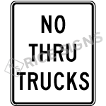 No Thru Trucks