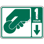 One Hour Pay Parking Sign