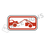 Tow Away Symbol Red