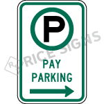 Pay Parking Signs