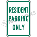 Resident Parking Only
