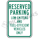 Reserved Parking Low-Emitting And Fuel-Efficient Vehicles Only