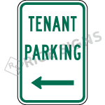 Tenant Parking With Arrow