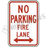 No Parking Fire Lane