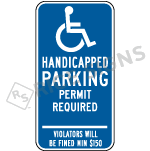 Connecticut Handicapped Parking Permit Required Violators Will Be Fined