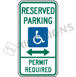 Delaware Reserved Parking Permit Required