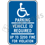 Minnesota Parking Vehicle Id Required Signs