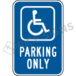 Handicap Parking Only