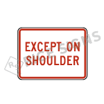 Except On Shoulder