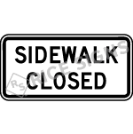 Sidewalk Closed