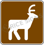 Deer Viewing Area Sign