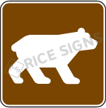 Bear Viewing Area Signs