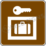 Lockers/storage Sign