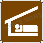 Sleeping Shelter Signs