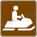 Snowmobiling Sign