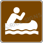 Canoeing Sign