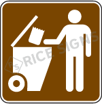 Trash Dumpster Signs