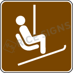 Chair Lift/ski Lift Sign