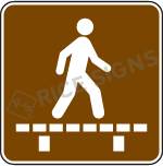 Walk On Boardwalk Sign
