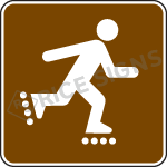 In-line Skating Signs