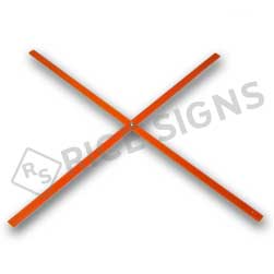 Replacement Fiberglass Crossribs for Roll-Up Signs