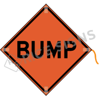 Bump Roll-up Sign