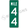 Two Digit Mile Marker