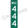 Three Digit Mile Marker