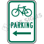 Bicycle Parking With Arrow