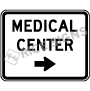 Medical Center With Arrow