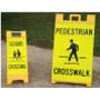 Folding Crosswalk Signs