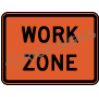 Work Zone Placard