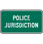 Police Jurisdiction Signs