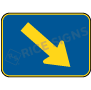 Diagonal Down And Right Arrow Signs